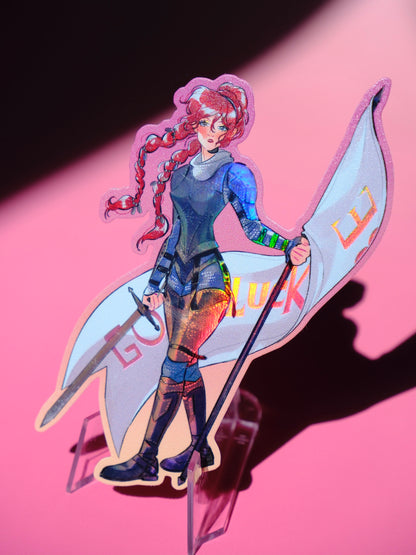 Singer Series holographic sticker: Chappell Roan - Good Luck Babe