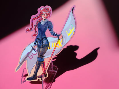 Singer Series holographic sticker: Chappell Roan - Good Luck Babe