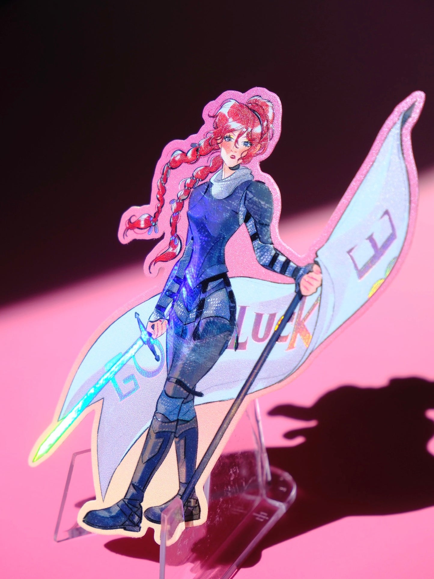 Singer Series holographic sticker: Chappell Roan - Good Luck Babe