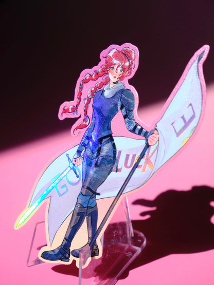 Singer Series holographic sticker: Chappell Roan - Good Luck Babe