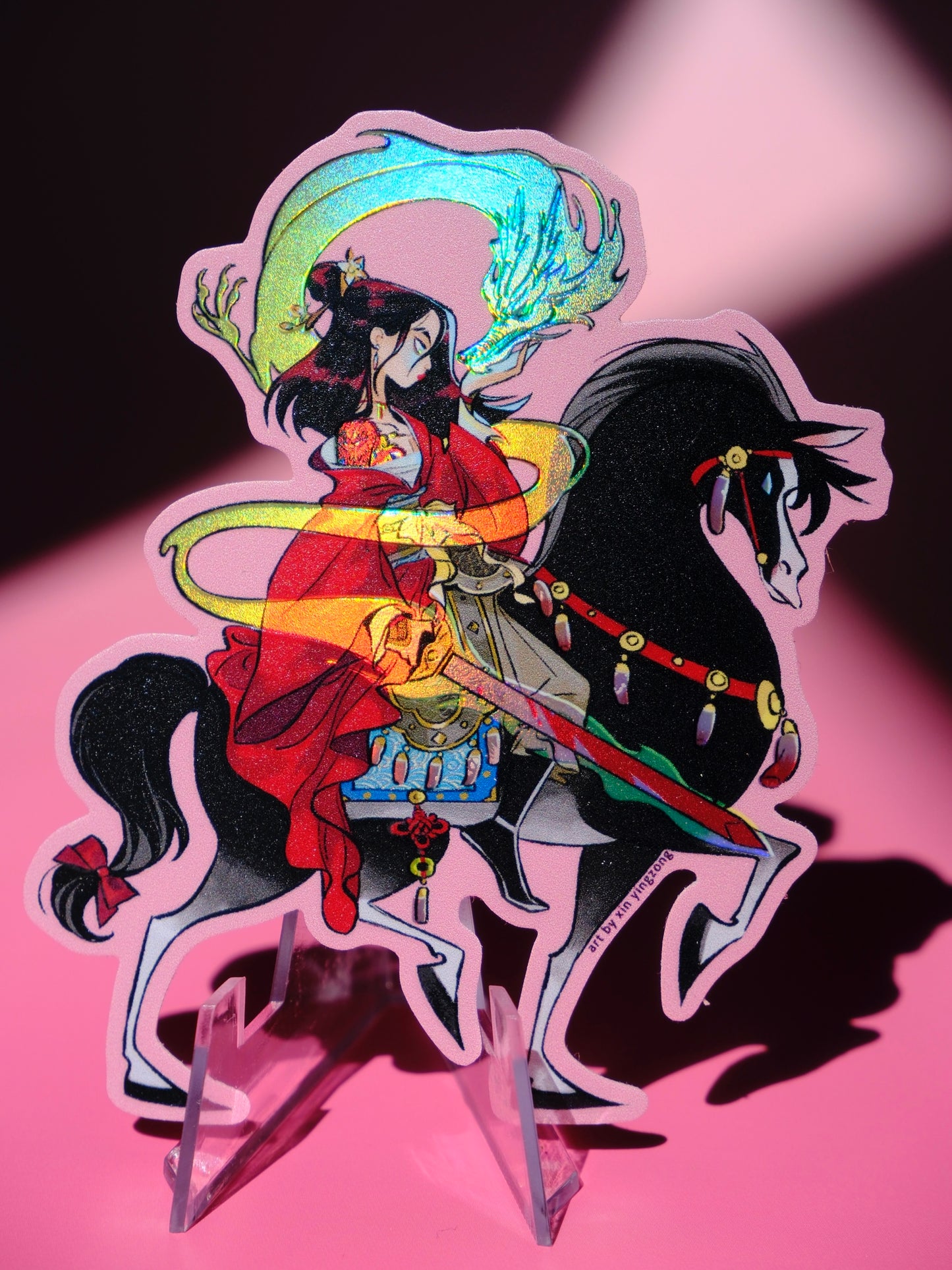 Bad Girls Club holographic sticker: Mulan