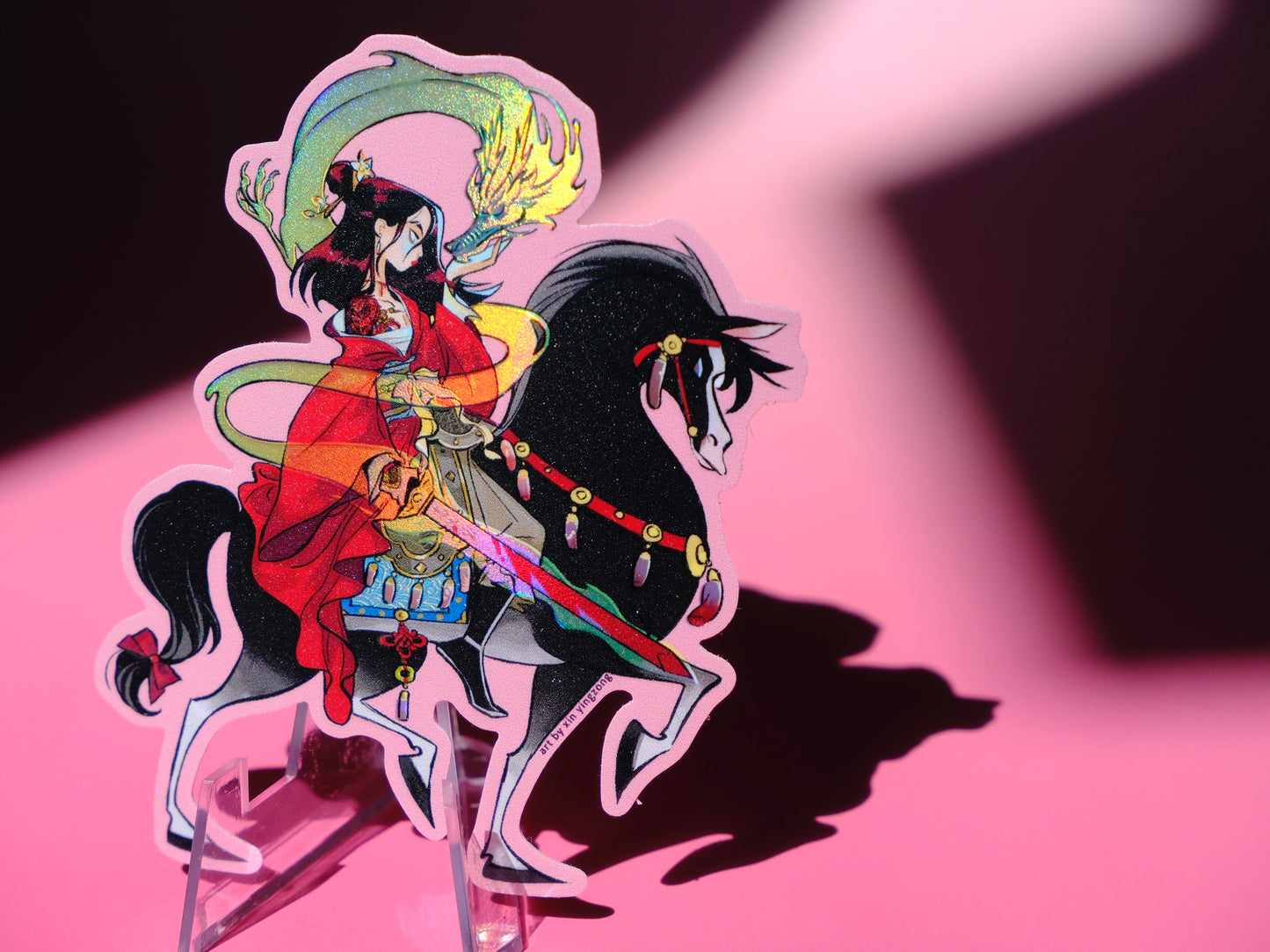 Bad Girls Club holographic sticker: Mulan