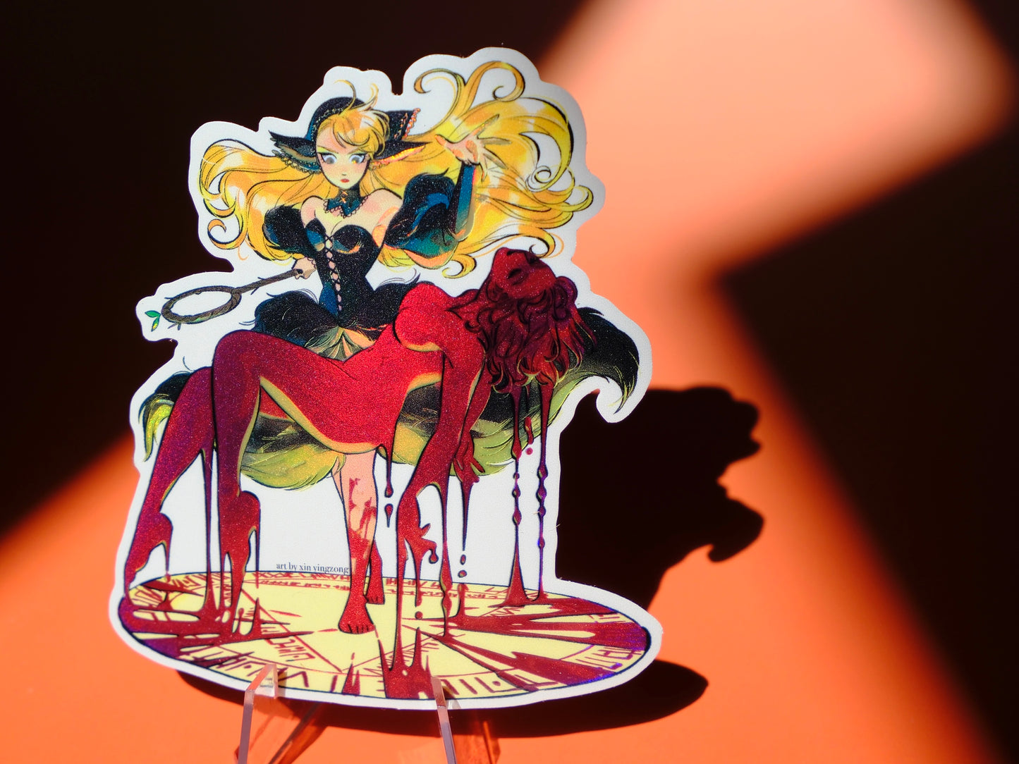 Dungeon Meshi holographic sticker: Marcille