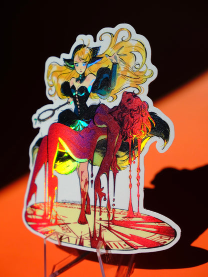 Dungeon Meshi holographic sticker: Marcille