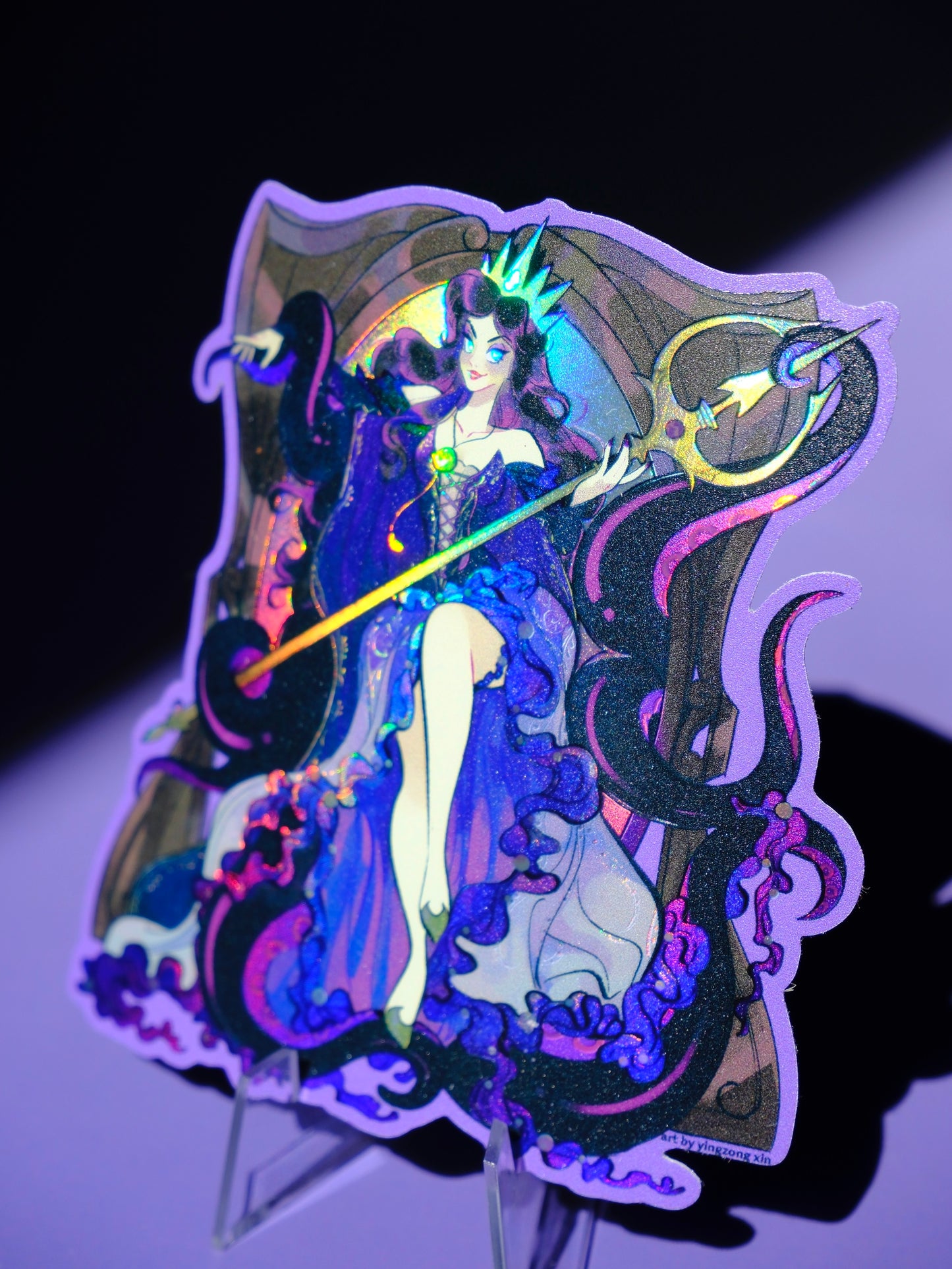 Bad Girls Club holographic sticker: Vanessa