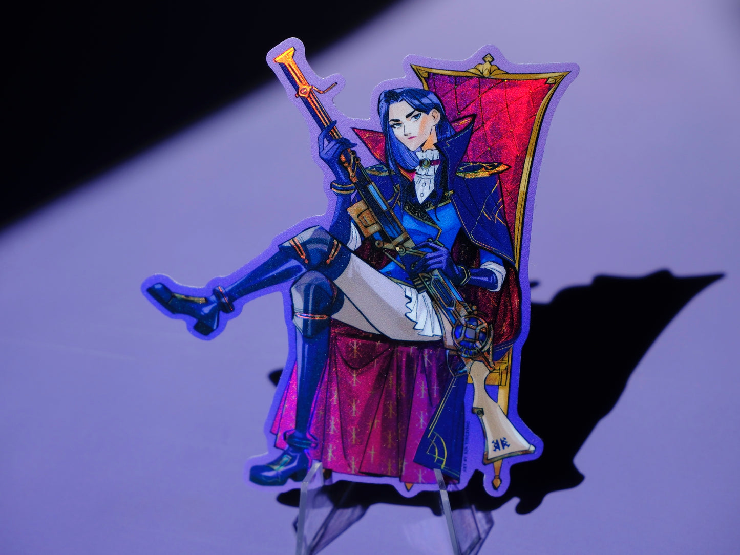Arcane holographic sticker: Caitlyn