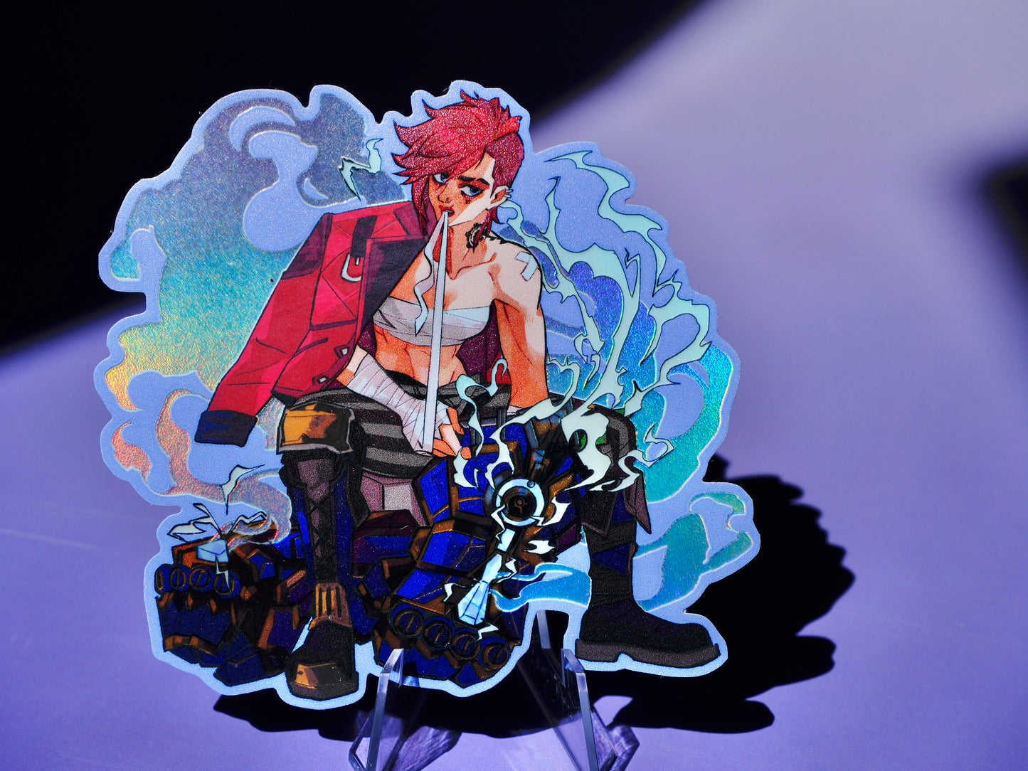 Arcane holographic sticker: Vi
