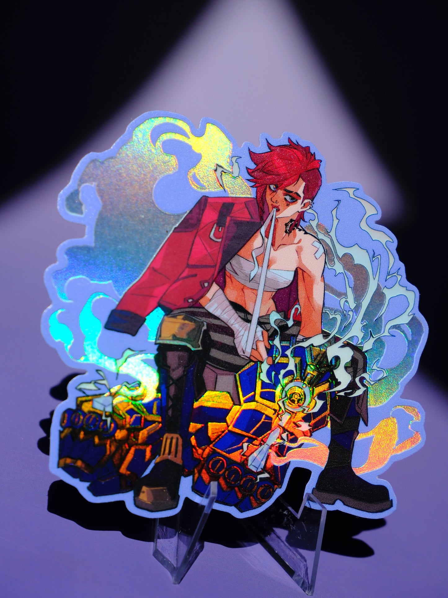 Arcane holographic sticker: Vi