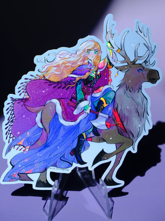 Bad Girls Club holographic sticker: Anna