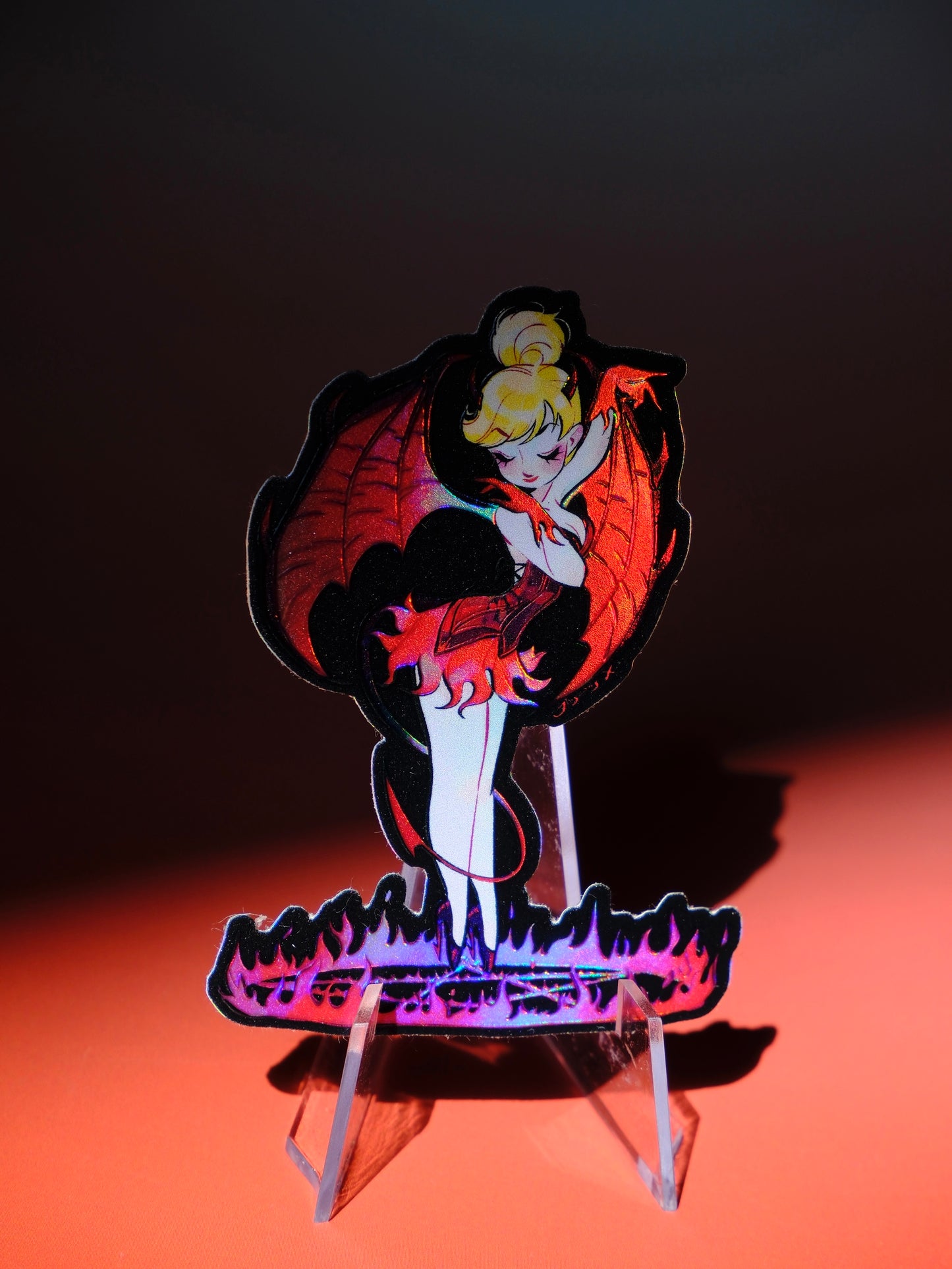 Bad Girls Club holographic sticker: Tinkerhell