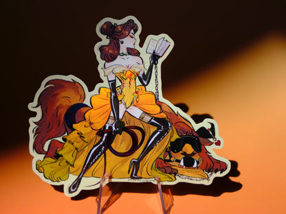 Bad Girls Club holographic sticker: Tamer Belle