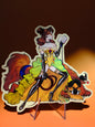 Bad Girls Club holographic sticker: Tamer Belle