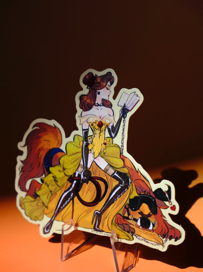 Bad Girls Club holographic sticker: Tamer Belle