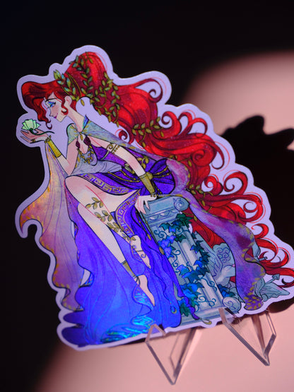 Bad Girls Club holographic sticker: Megara