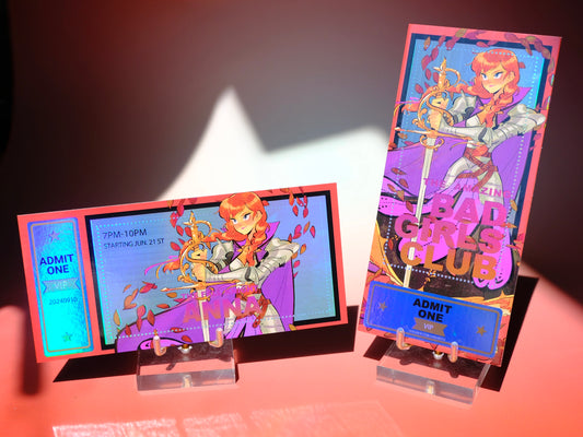 Ticket print - Girl with Sword Anna