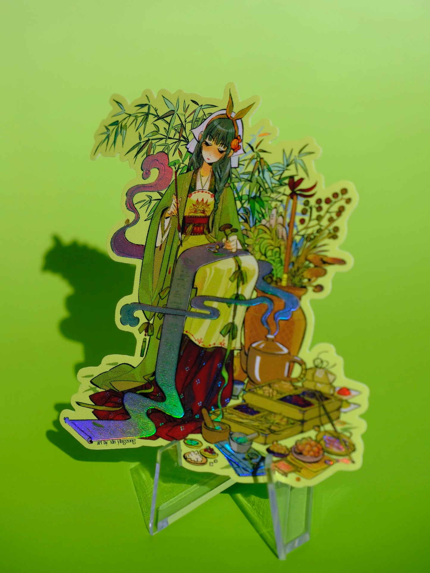 The Apothecary Diaries holographic sticker: Maomao