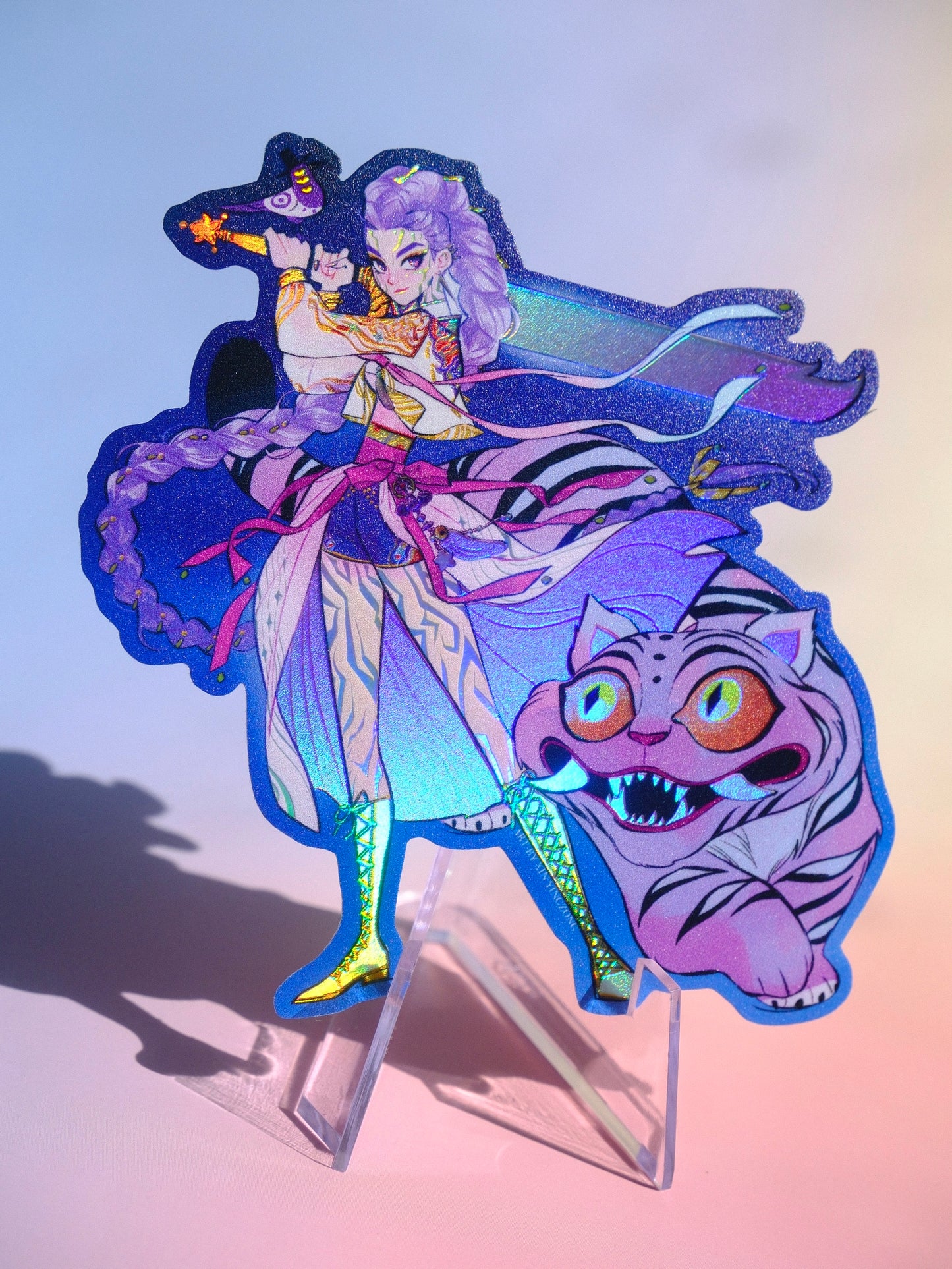 KPop Demon Hunters holographic sticker: Rumi