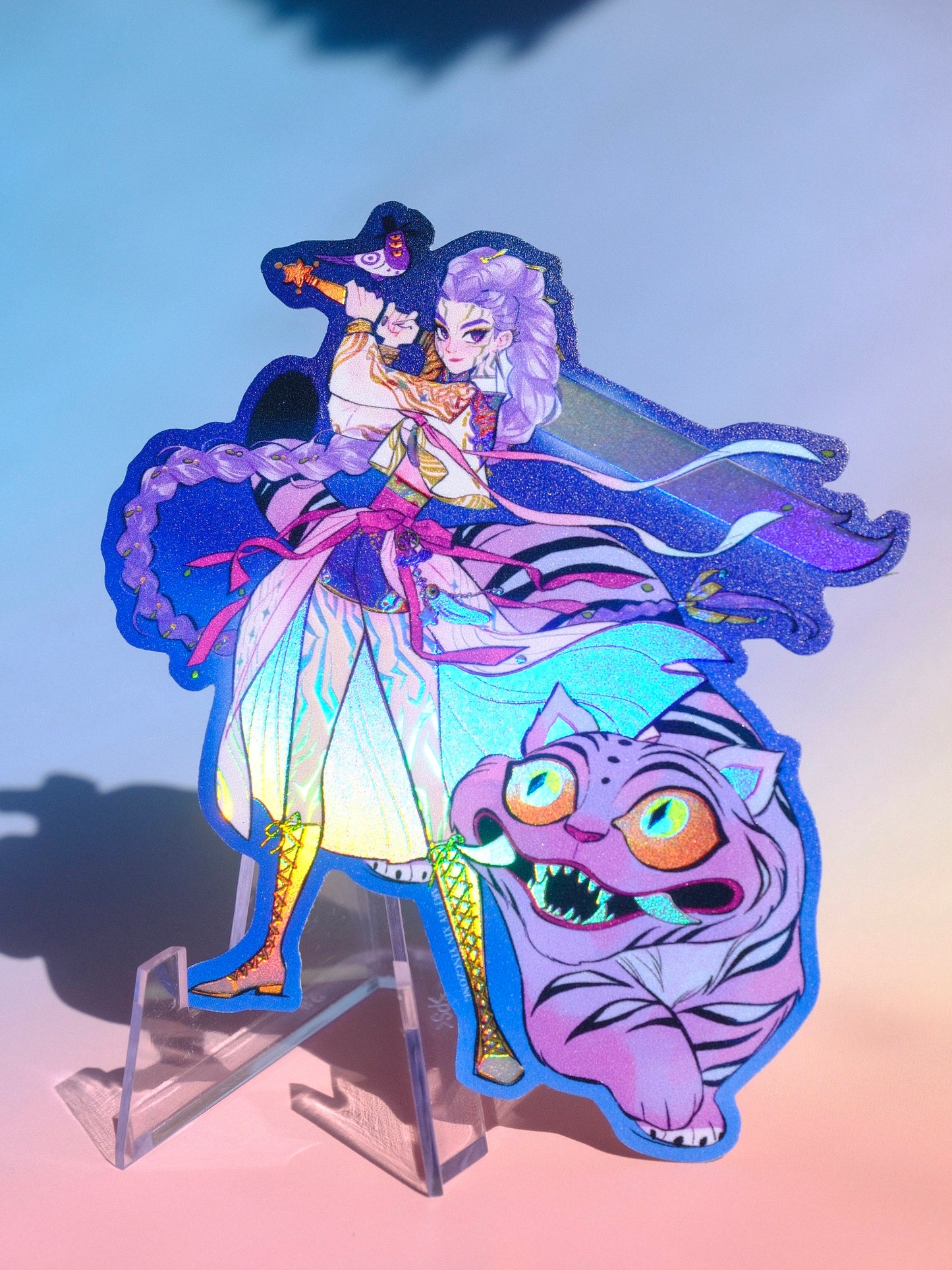 KPop Demon Hunters holographic sticker: Rumi