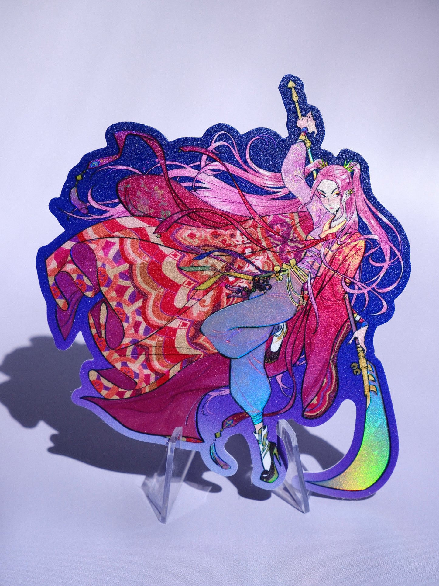 KPop Demon Hunters holographic sticker: Mira