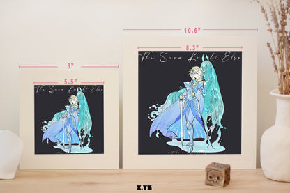 Girl with Sword - Elsa art print