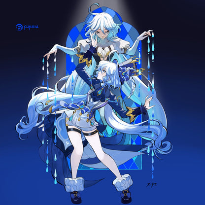 Genshin Impact - Furina art print