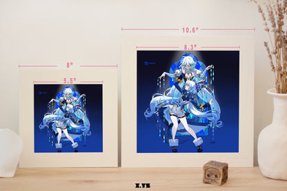 Genshin Impact - Furina art print
