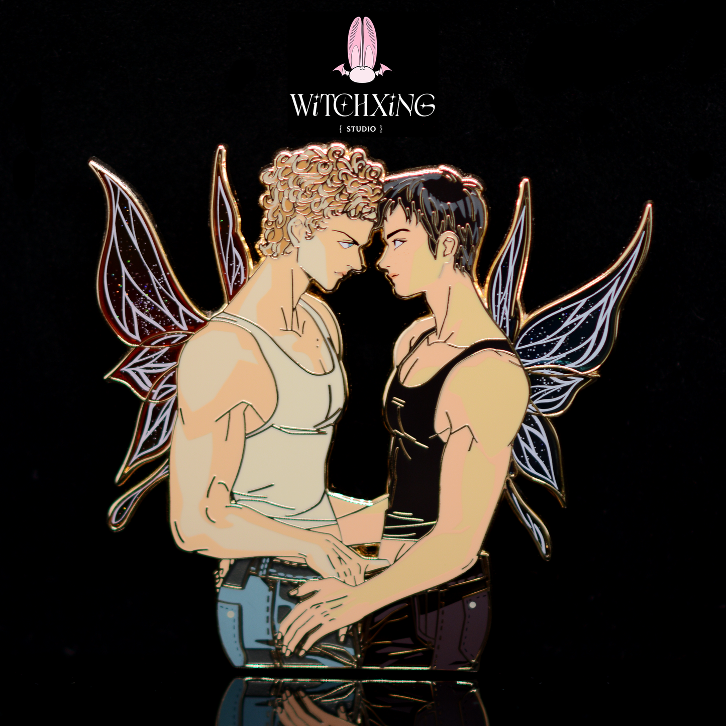 *SHOP DROP* "Heated Rivalry" Shane & Ilya enamel pin