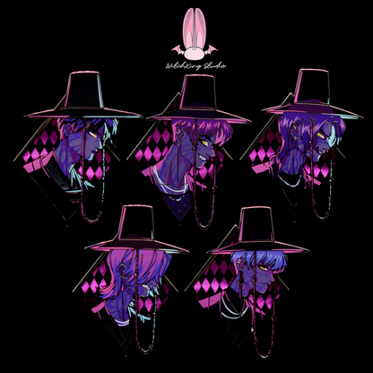 *SHOP DROP* "Kpop Demon Hunters - Saja Boys" diamond pin collection