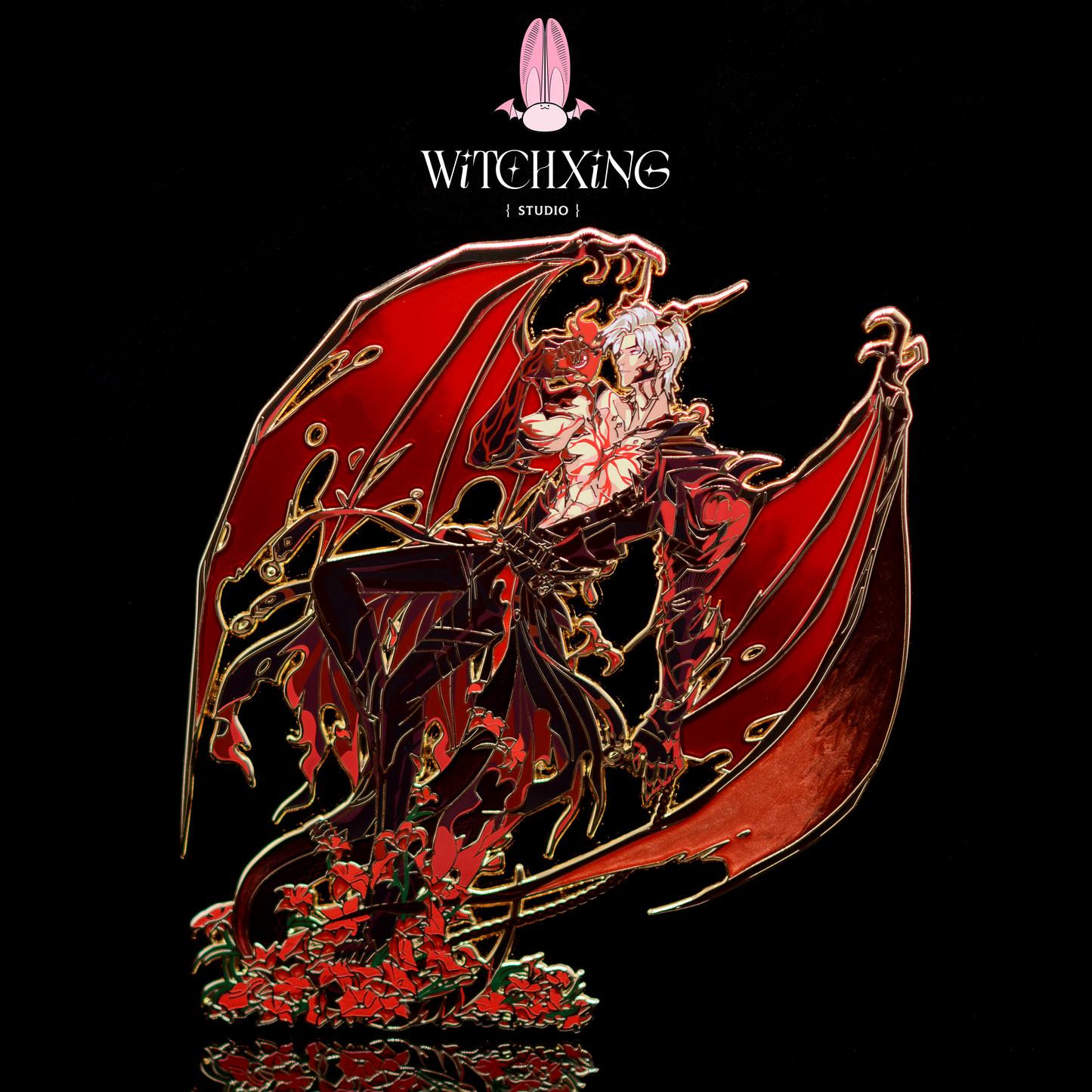 *SHOP DROP* LADS "Abyss Blossom Sylus" enamel pin 2 variants