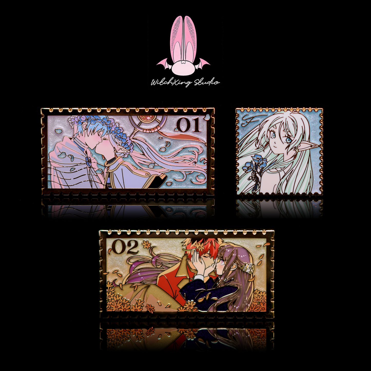 *SHOP DROP* Postmarked Memories: Frieren couples enamel pin