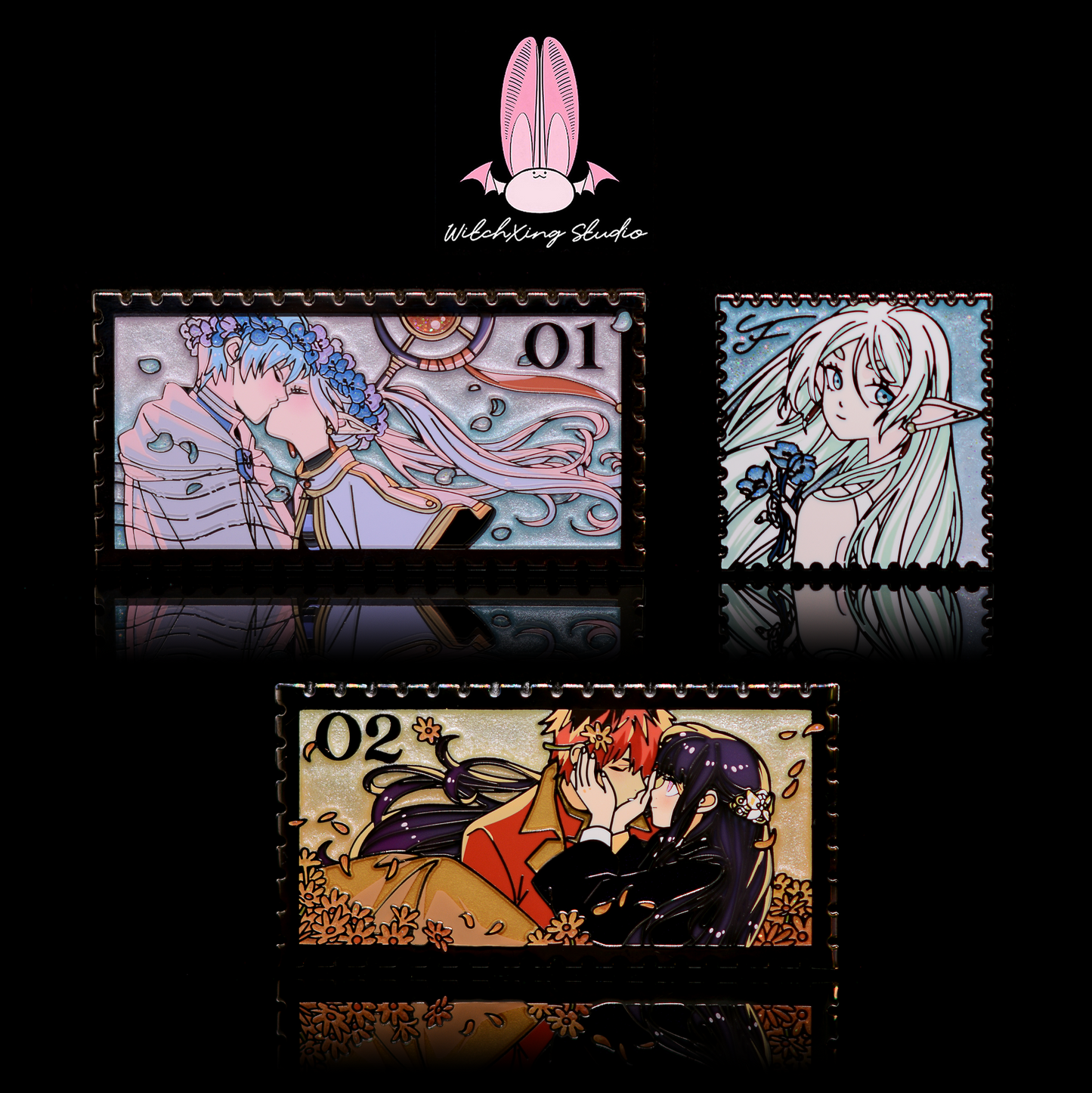 *SHOP DROP* Postmarked Memories: Frieren couples enamel pin