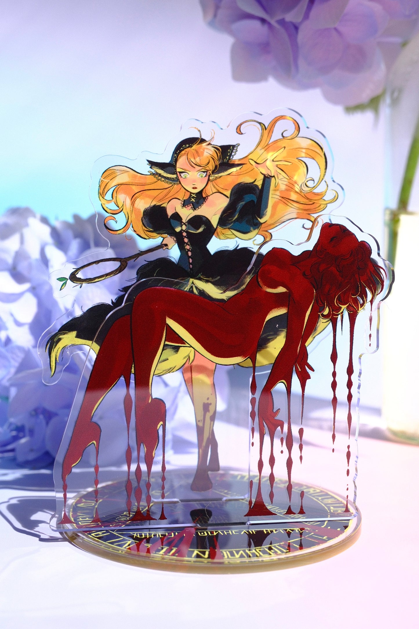 *Acrylic Standee* *Dungeon meshi Marcille×Falin* "Red dragon"