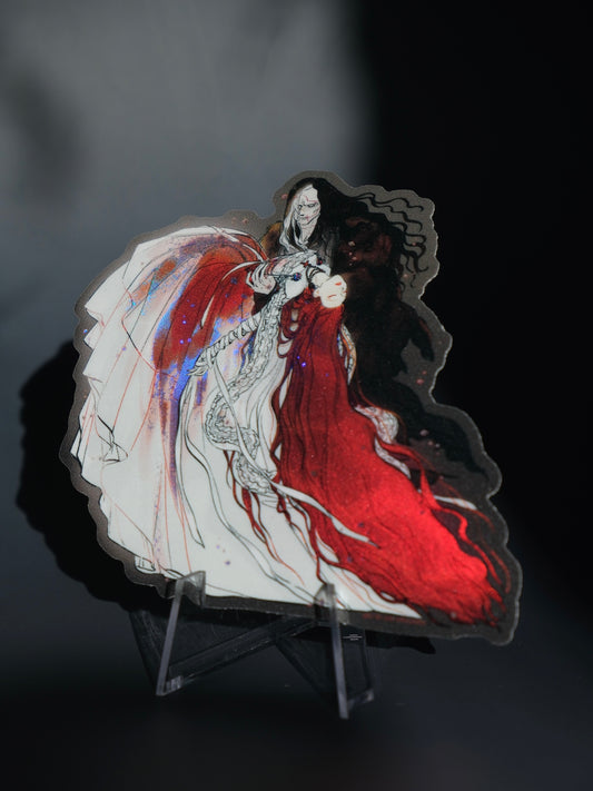 Bad Girls Club holographic sticker: Frankenstein