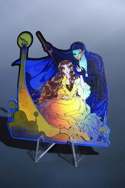 The Phantom of the Opera “Sing for me" holographic sticker