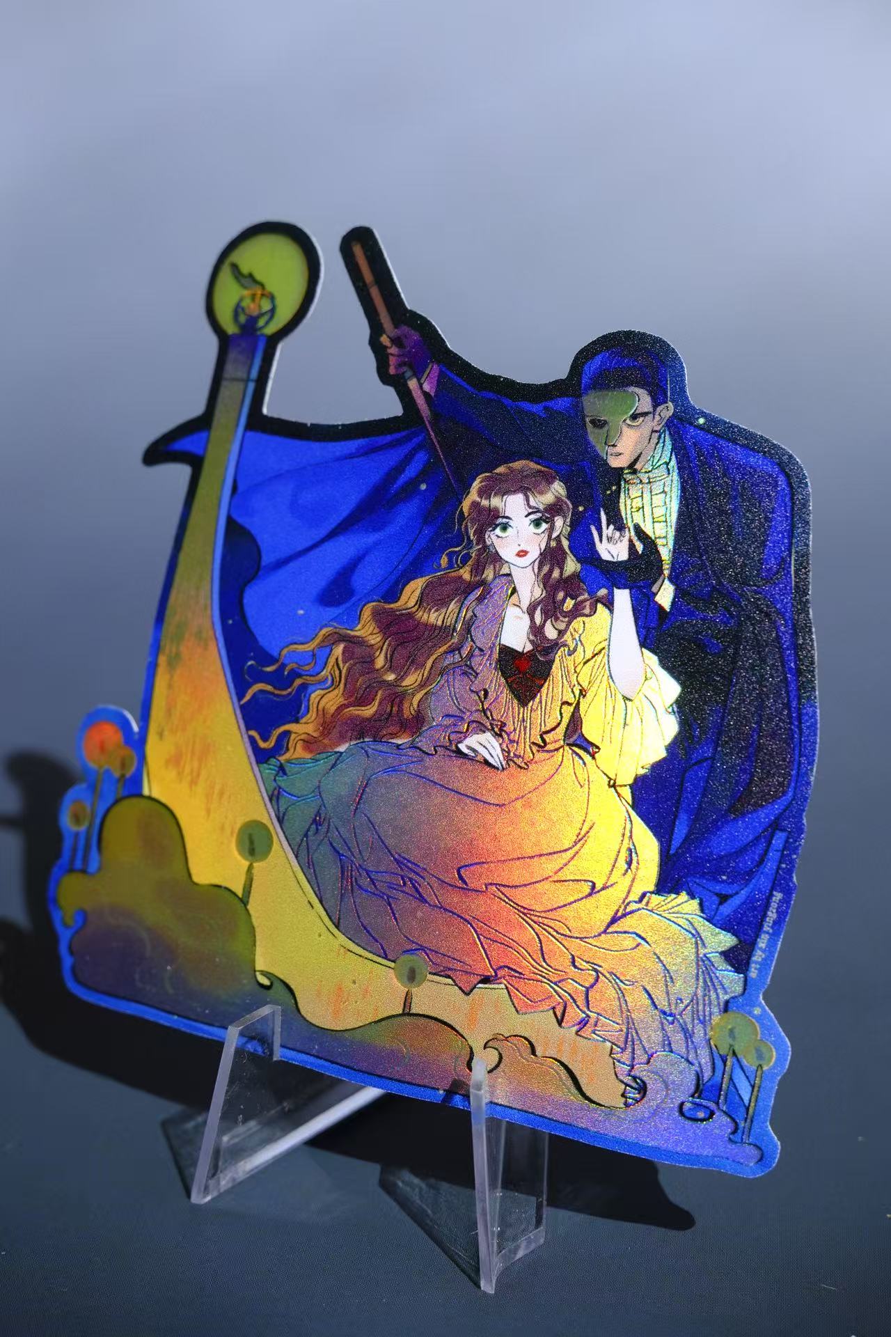 The Phantom of the Opera “Sing for me" holographic sticker