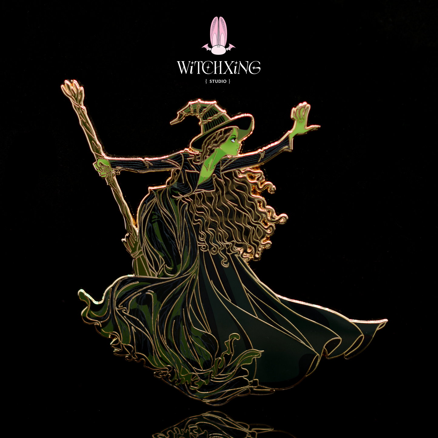 *SHOP DROP* "the Good Witch & Bad Witch" enamel pin