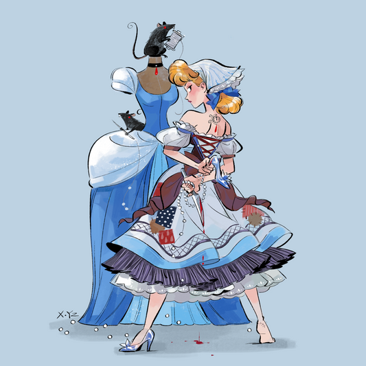 Bad Princess Club art prints (8.5 X 8.5") by Yingzong Xin, 9 choices