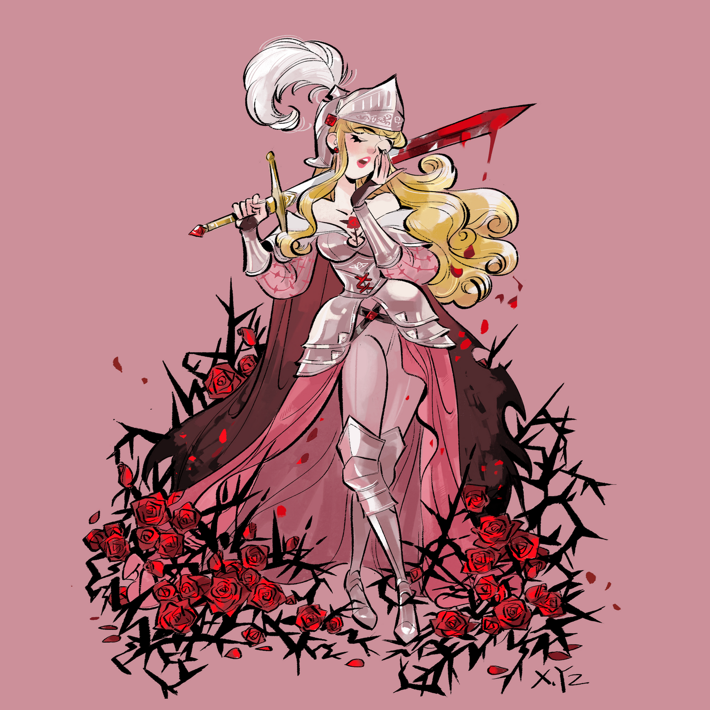 Bad Princess Club art prints (8.5 X 8.5") by Yingzong Xin, 9 choices
