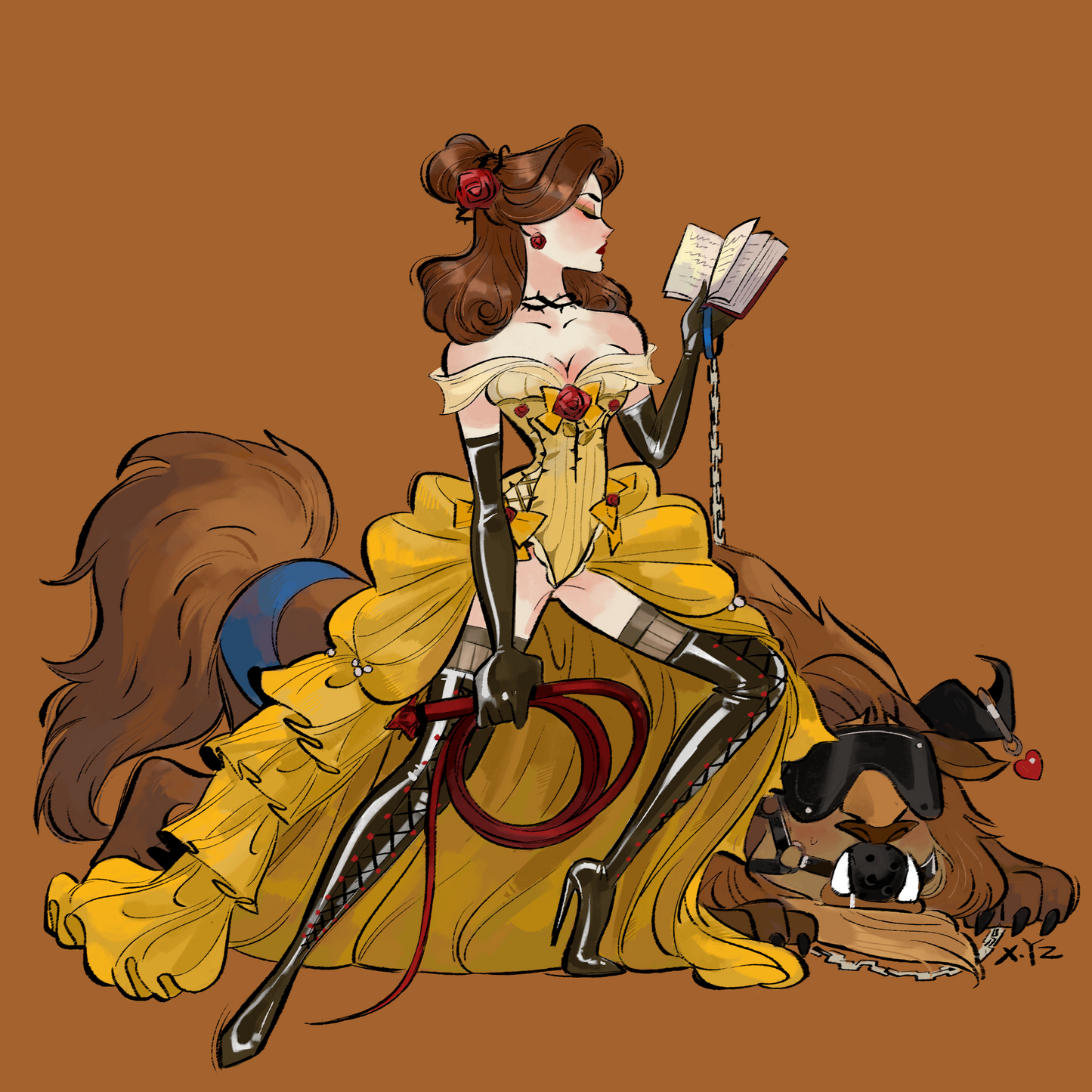 Bad Princess Club art prints (8.5 X 8.5") by Yingzong Xin, 9 choices